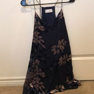 Audrey 3+1 Navy Blue Floral Dress